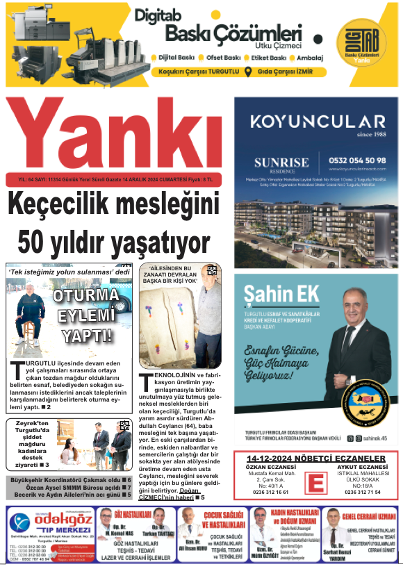 YANKI 14-12-2024 CUMARTESİ