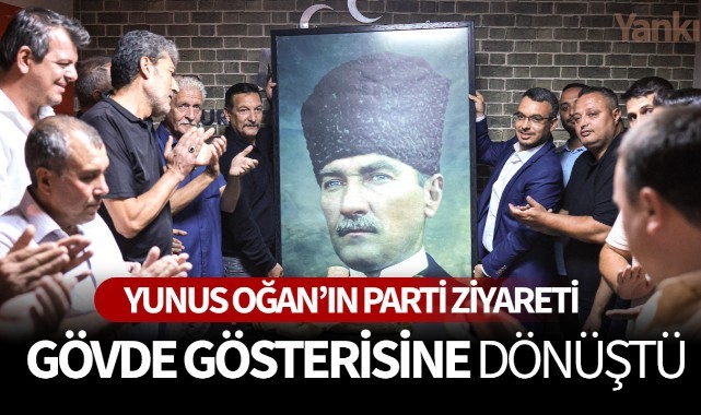 Oğan'ın parti ziyareti gövde gösterisine dönüştü