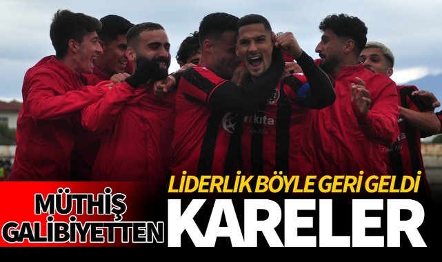 Turgutluspor'a liderliği geri getiren galibiyetten kareler!