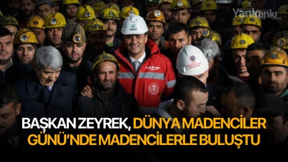 Başkan Zeyrek, Dünya Madenciler Günü’nde madencilerle buluştu