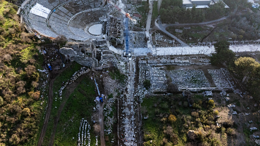 Efes Antik Kenti'nde yeni rota heyecanı