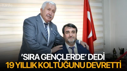 ’Sıra gençlerde’ dedi 19 yıllık koltuğunu devretti