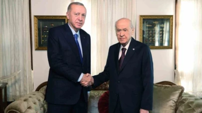 Cumhurbaşkanı Erdoğan, MHP Lideri Bahçeli ile bir araya geldi