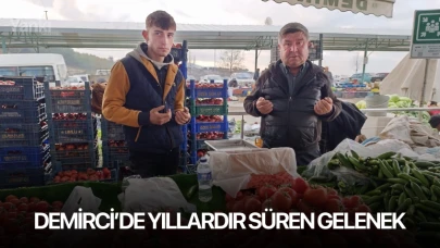 Demirci’de yıllardır süren gelenek