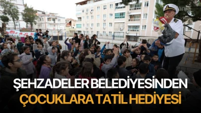 Şehzadeler Belediyesinden çocuklara tatil hediyesi