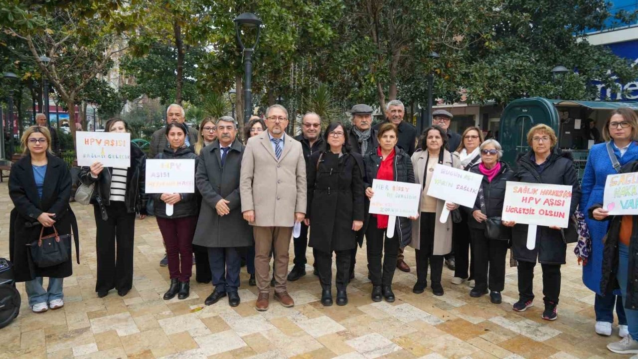 Rahim ağzı kanserine dikkat çekmek için Manisa'da toplandılar