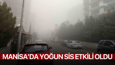 Manisa’da yoğun sis etkili oldu