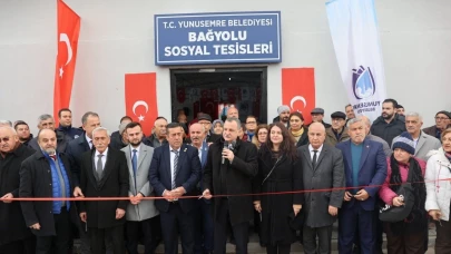 Bağyolu Sosyal Tesisi hizmete açıldı