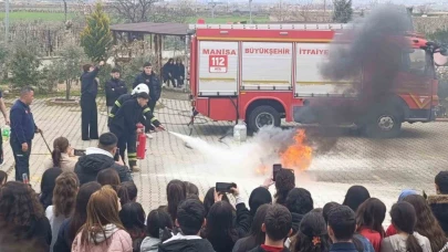 Liselilere Yangın Eğitimi