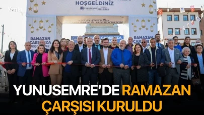 Yunusemre’de Ramazan Çarşısı kuruldu