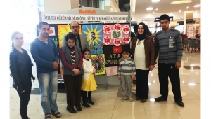 Turgutlu Özdilek Alışveriş Merkezi'nde engel tanımayanların sergisi