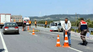 Otomobil ile TIR çarpıştı: 1 ölü, 1 yaralı