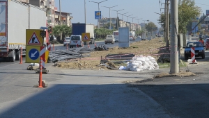 Manisa Turgutlu Köprülü Kavşak Projesi'nde çalışmalar başladı