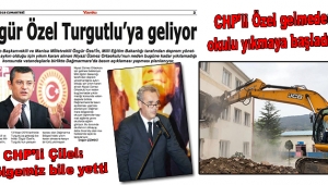 CHP'li Özel gelmeden okulu yıkmaya başladılar