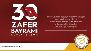 30 Ağustos Zafer Bayramı kutlu olsun