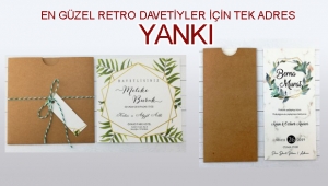 En güzel Retro davetiyeler için tek adres