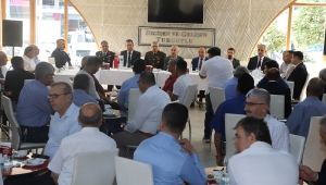 Bayramlaşma töreni Ortapark Cafe'de yapıldı