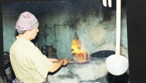 Turgutlu'nun son kalaycı ustalarından...