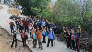 Olympos dağcıları Oyukbaşı – Kabaçınar parkurunda yürüdü