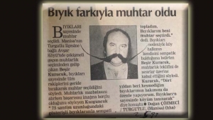 Bıyık farkıyla muhtar seçildi