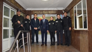 Kaymakam Yılmaz’dan Polis Merkezi Amirliği ziyareti