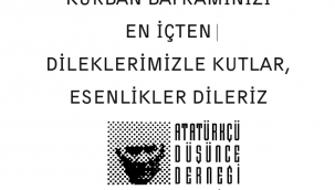 Turgutlu Atatürkçü Düşünce Derneğinden Kurban Bayramı kutlaması