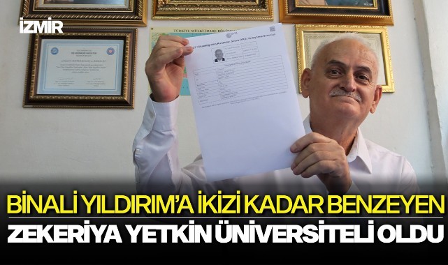 68 yaşındaki Zekeriya Yetkin, üniversiteli oldu