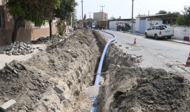 Saruhanlı Beydere Caddesi’nde İçme Suyu Terfi Hattı Yenileniyor