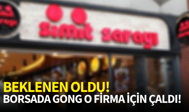 Borsada gong o firma için çaldı