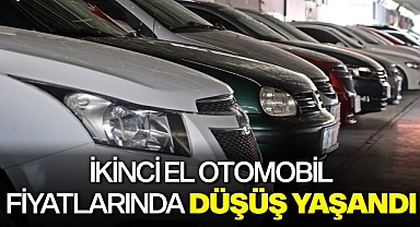 İkinci el otomobil fiyatlarında düşüş yaşandı