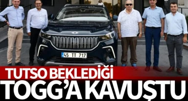 TUTSO, Beklediği TOGG'a kavuştu