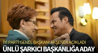 Akşener açıkladı: Ünlü şarkıcı başkanlığa aday! 