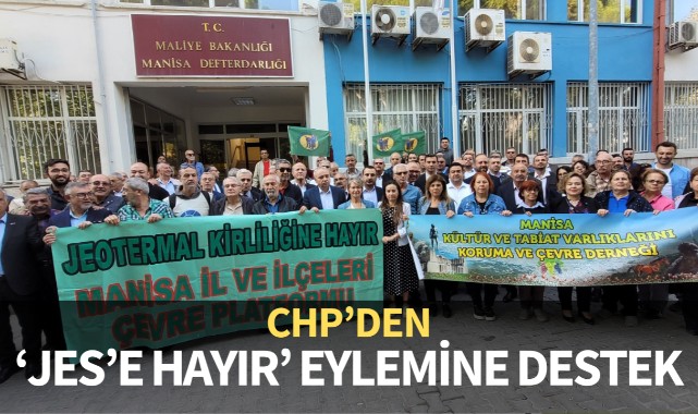 CHP'den 'JES'E HAYIR' Eylemine destek