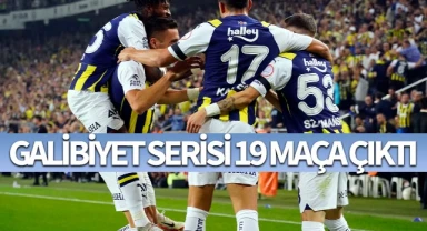 Fenerbahçe galibiyet serisini 19 maça çıkardı