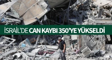 İsrail'de can kaybı 350'ye yükseldi