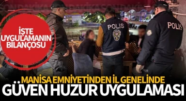 Manisa'da Güven Huzur Uygulaması