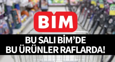 Bugün BİM'de bu ürünler raflarda!