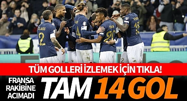 Fransa'dan tarihi sonuç: 14-0 (TIKLA İZLE)