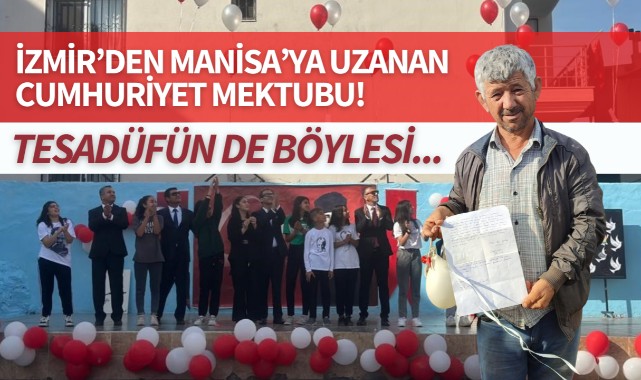 İzmir'den Manisa'ya uzanan Cumhuriyet mektubu