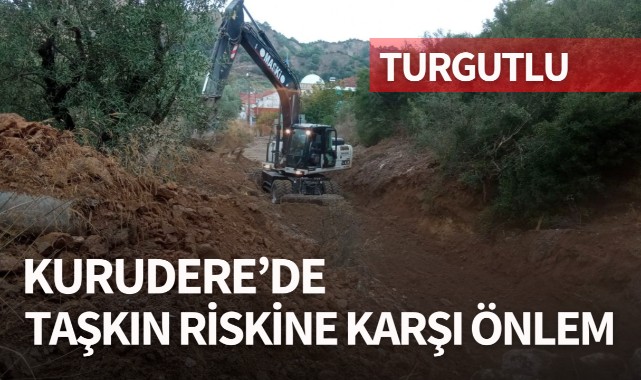 Kurudere'de Taşkın Riskine Karşı Önlem