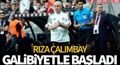 Rıza Çalımbay galibiyet ile başladı