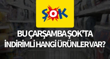 ŞOK'ta büyük indirim yarın başlıyor! Aktüel listesinde hangi ürünler var?