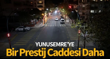  Yunusemre’ye Bir Prestij Caddesi Daha