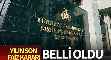 Merkez Bankası yılın son faiz kararını açıkladı