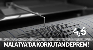 Son Dakika: Malatya'da korkutan deprem! 