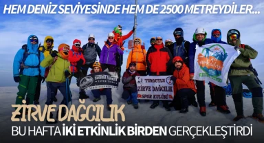 Zirve Dağcılık bu hafta iki etkinlik birden gerçekleştirdi