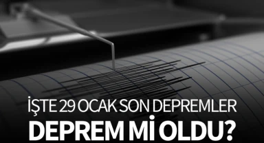 Deprem mi oldu?