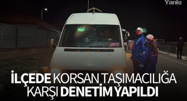 İlçede korsan taşımacılığa karşı denetim yapıldı