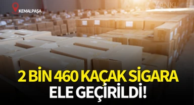 Kemalpaşa'da 2 bin 460 kaçak sigara ele geçirildi!