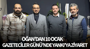 Oğan’dan Çalışan Gazeteciler Günü’nde Yankı’ya Ziyaret 